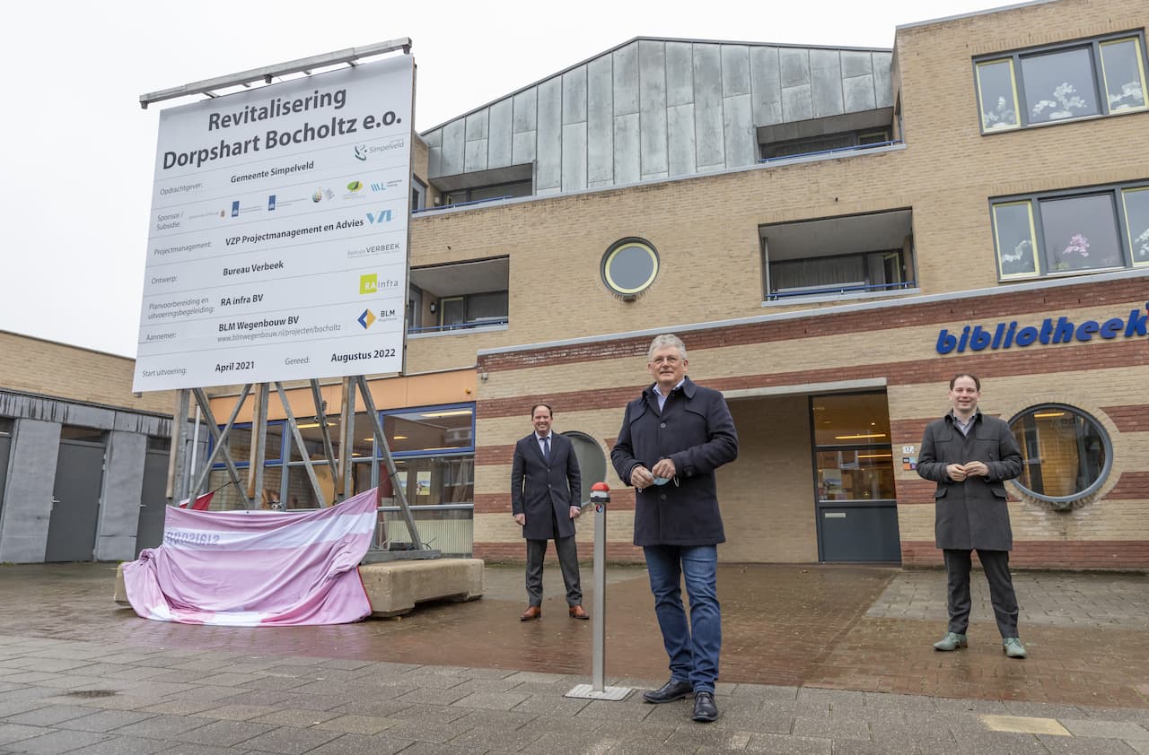 Onthulling bouwbord I-DOP maart 21