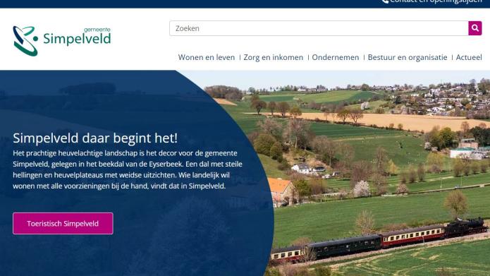 Nieuwe website gemeente Simpelveld